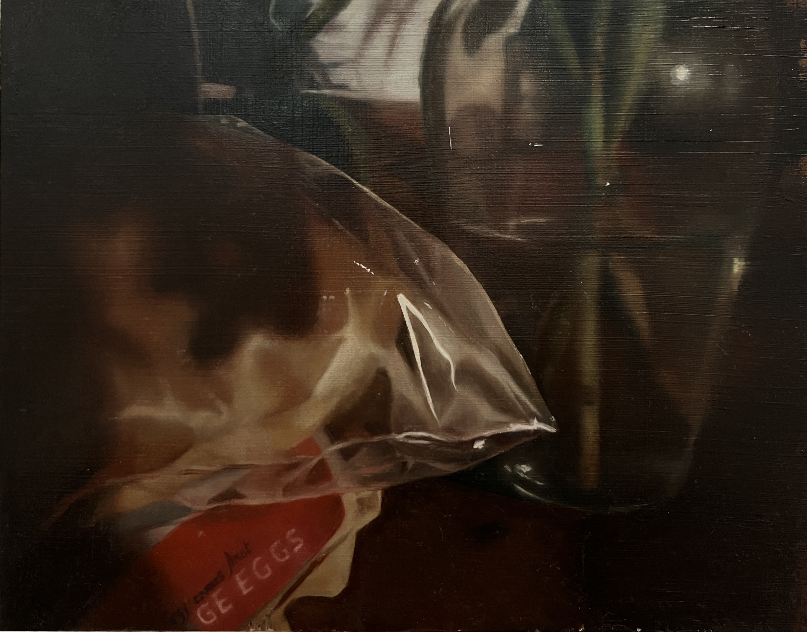 Bread and Vase painting